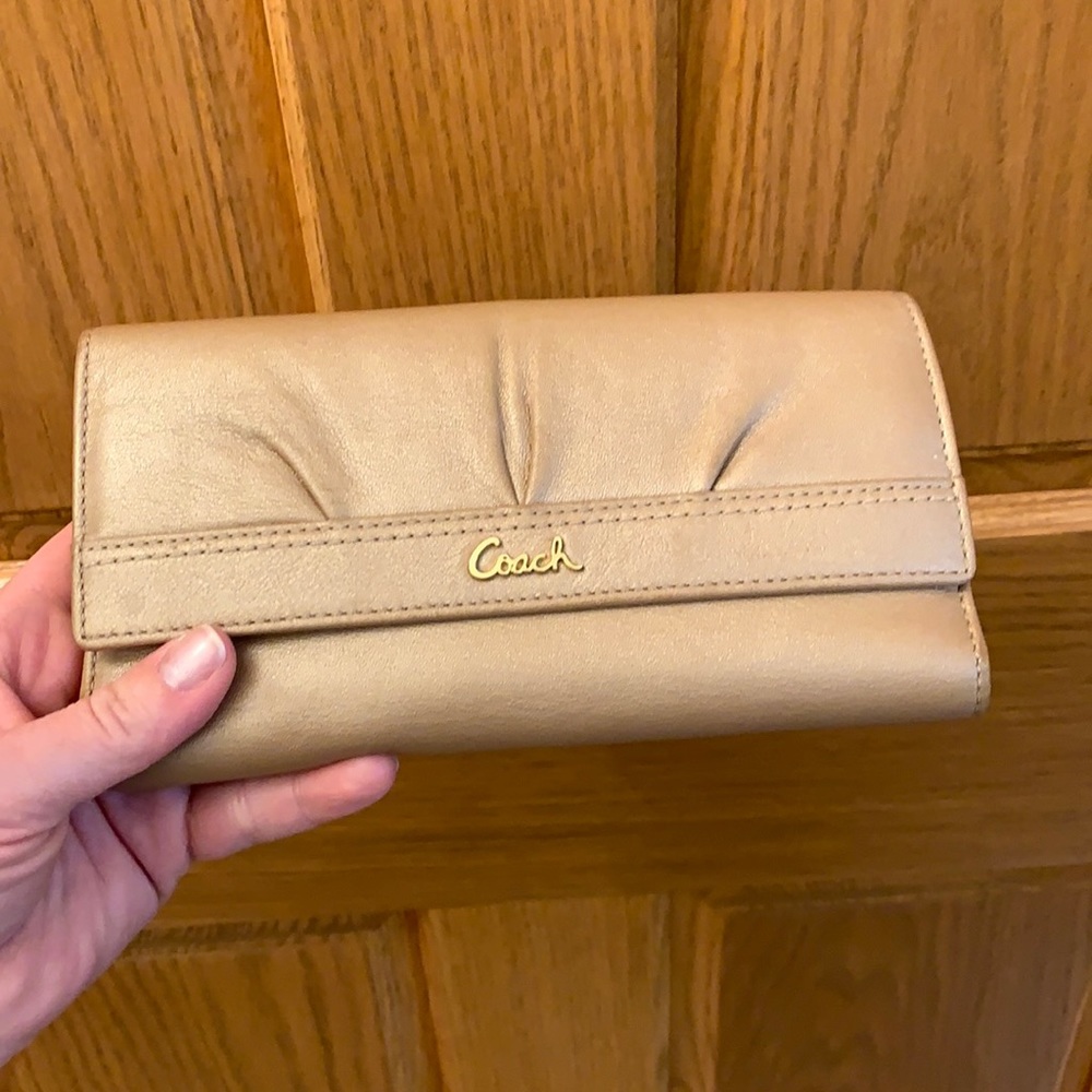 Coach full size wallet
